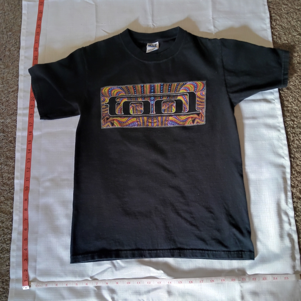 Tool Band 2000s Black Tee Shirt 10,000 Days Alex Grey Skulls